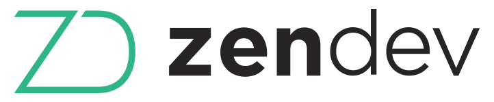 ZenDev logo horizontalni